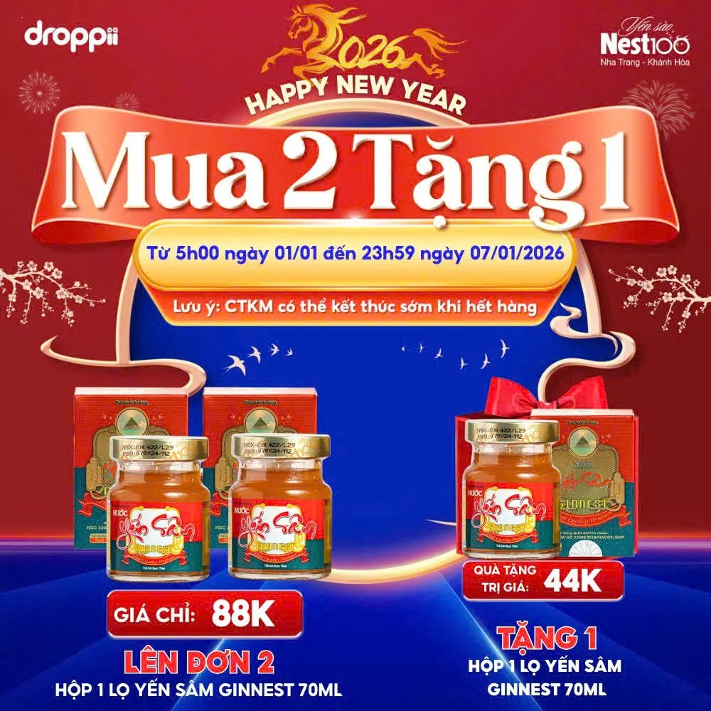 Yến sâm - mua 2 tặng 1