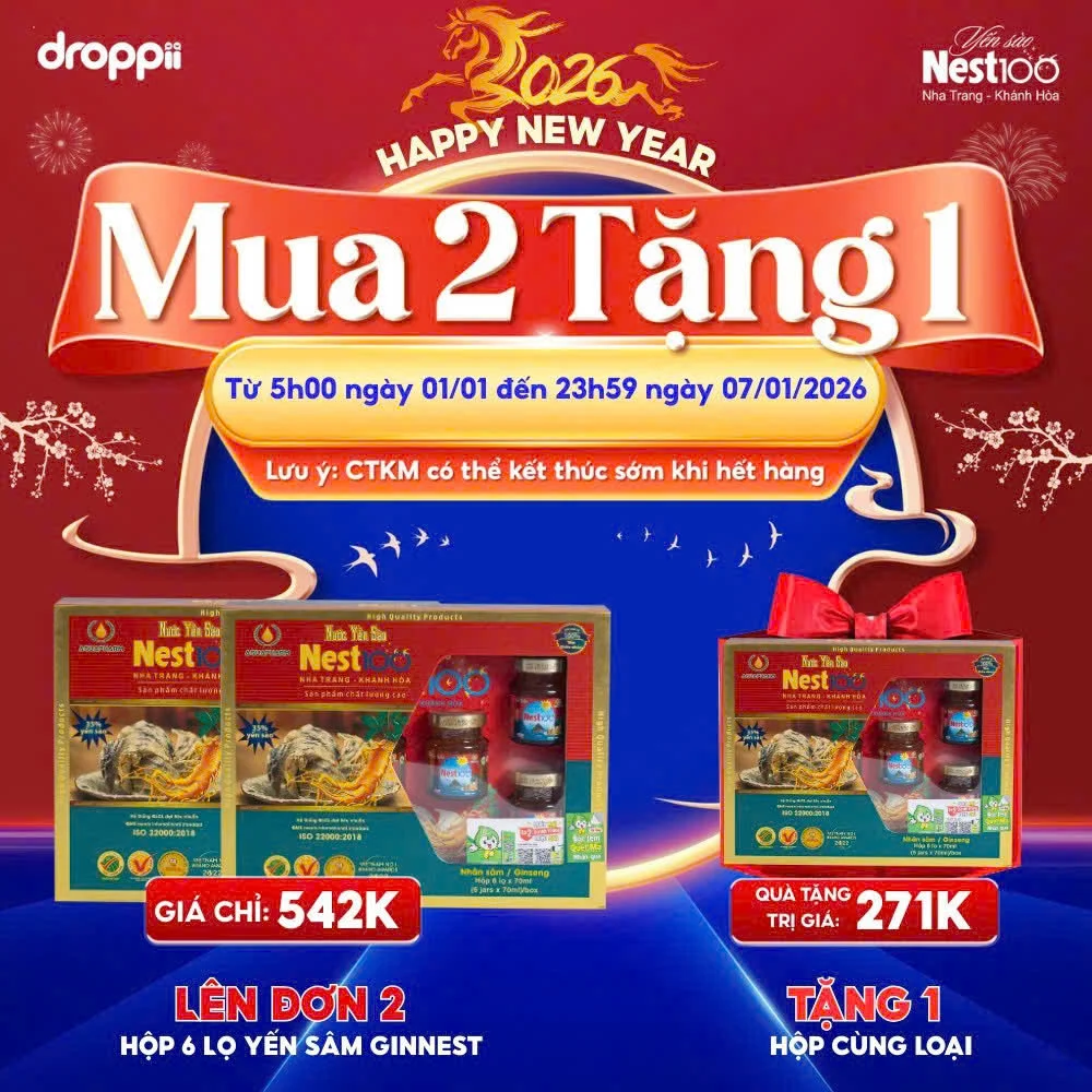 Yến hộp 6 hủ - Nest100