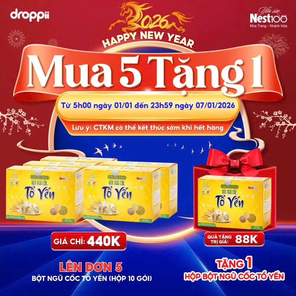 Nest100 - Bột ngũ cốc tổ yến